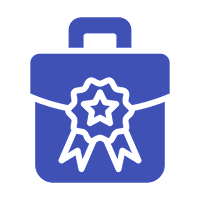 Award-winning briefcase symbol